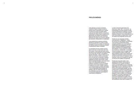 Art et poésie d'action, intervention, performance