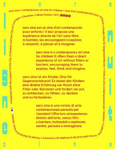 Zero zine