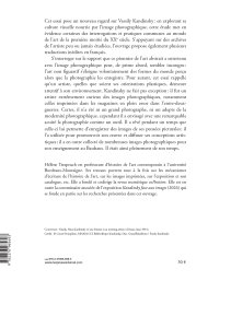 Kandinsky et l\'image photographique