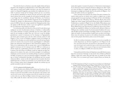 Les candélabres de Piranèse et la présence du passé