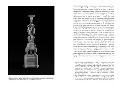 Les candélabres de Piranèse et la présence du passé