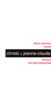 Christo & Jeanne-Claude - Erreurs les plus fréquentes 