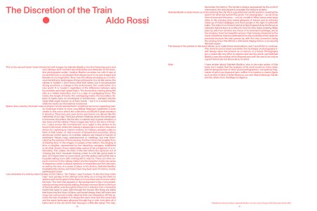 Gabriele Basilico fotografa Aldo Rossi