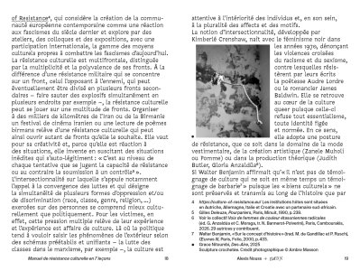 Manuel de résistance culturelle en 7 leçons