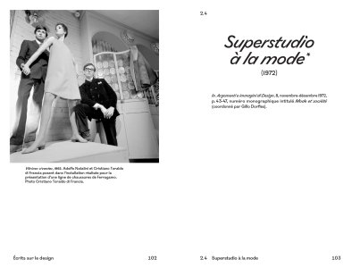 Écrits sur le design