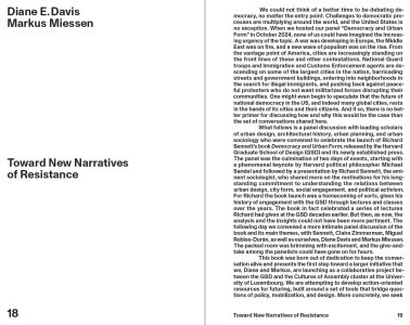 Reflections on Democracy and Urban Form