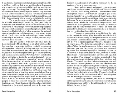 Reflections on Democracy and Urban Form
