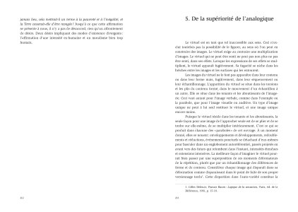 Paraboles pour le virtuel