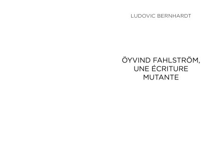 Une écriture mutante