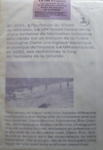  Le Un - Rivage(s) - Une tentative de jeu et de réflexion collective autour de l\'estuaire de la Gironde