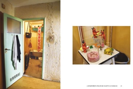 L'appartement-atelier de Violett e a à Varsovie