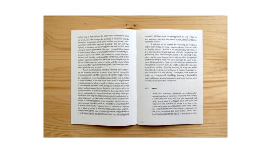 On the (im)possibility of listening to oneself