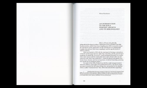 Kiila Feminist Archive Bibliography