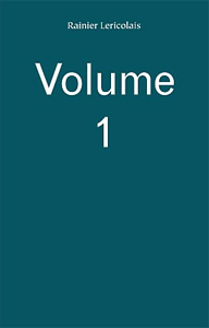 Rainier Lericolais - Volume 1 