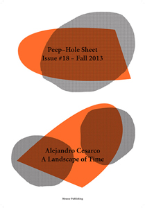 Alejandro Cesarco - Peep-Hole Sheet n° 18
