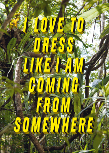 Flurina Rothenberger - I love to dress like I am coming from somewhere and I have a place to go