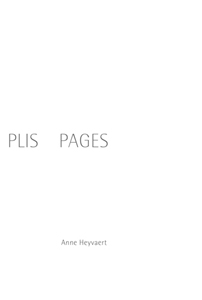 Anne Heyvaert - Plis Page