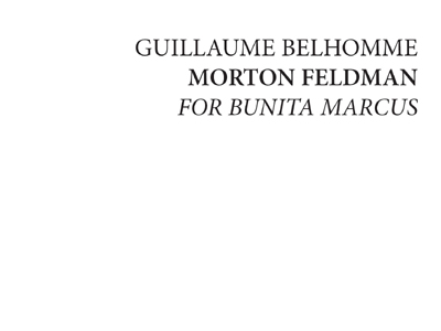 Morton Feldman