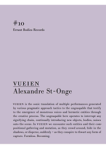 Alexandre St-Onge - Vueien (CD)