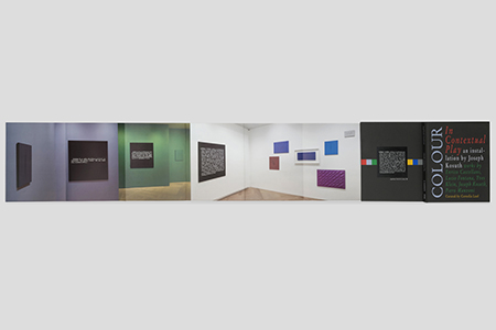 Colour in Contextual Play – An installation by Joseph Kosuth – Works by Enrico Castellani, Lucio Fontana, Yves Klein, Joseph Kosuth, Piero Manzoni