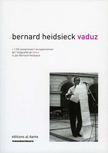 Bernard Heidsieck - Vaduz (+ CD) 