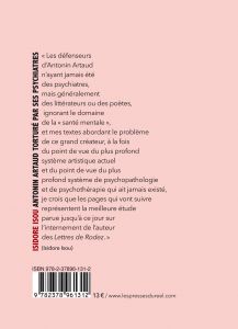 Antonin Artaud torturÃ© par les psychiatres