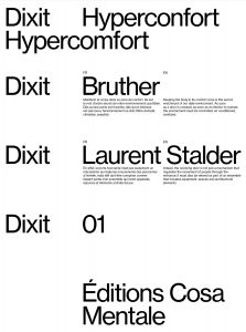 Laurent Stalder - Dixit - Hyperconfort / Hypercomfort