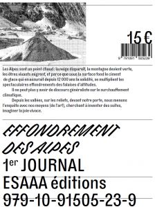 Effondrement des Alpes - Premier Journal