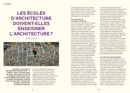 Exercice(s) d'architecture
