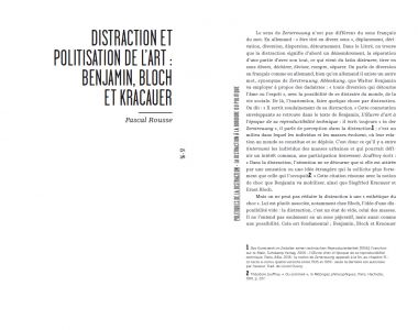 Politiques de la distraction