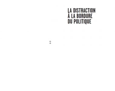 Politiques de la distraction