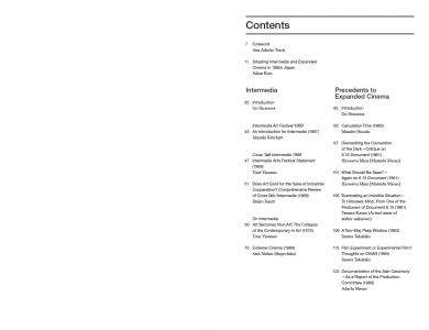 Japanese Expanded Cinema and Intermedia