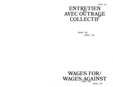 Wages For Wages Against